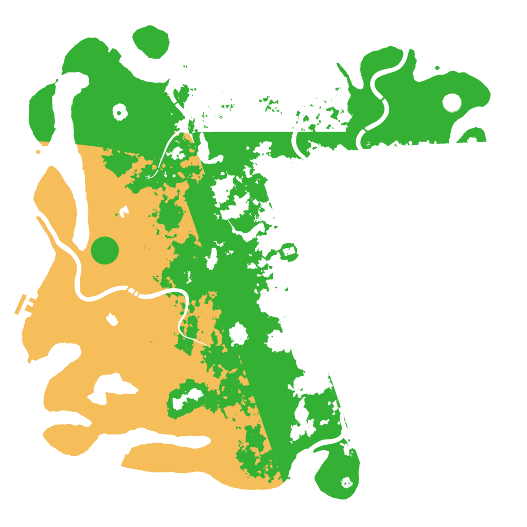 Biome Rust Map: Procedural Map, Size: 5000, Seed: 490393099