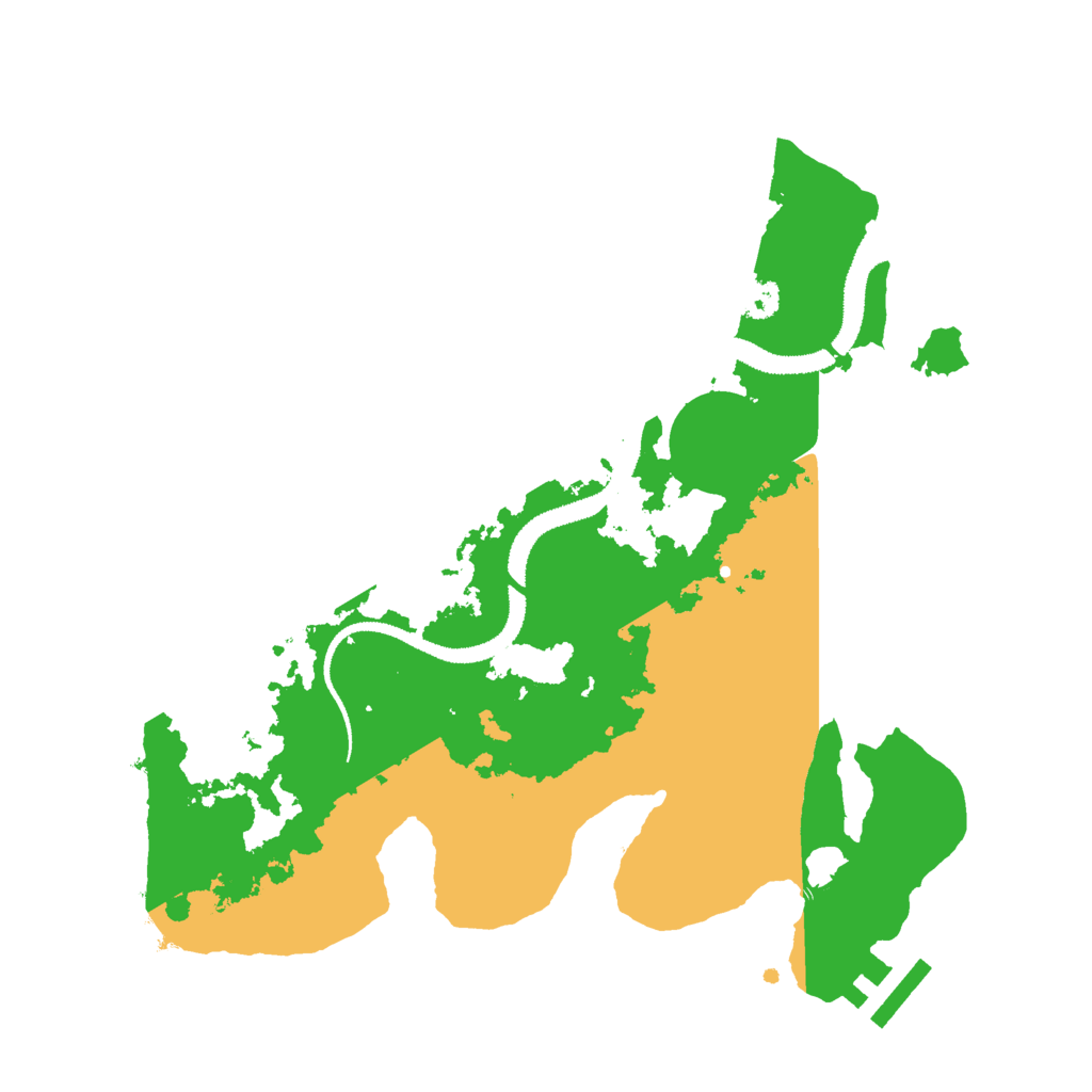Biome Rust Map: Procedural Map, Size: 2800, Seed: 420420