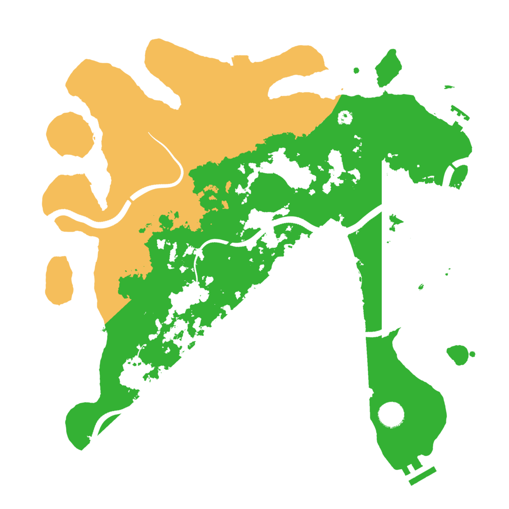 Biome Rust Map: Procedural Map, Size: 3500, Seed: 765467