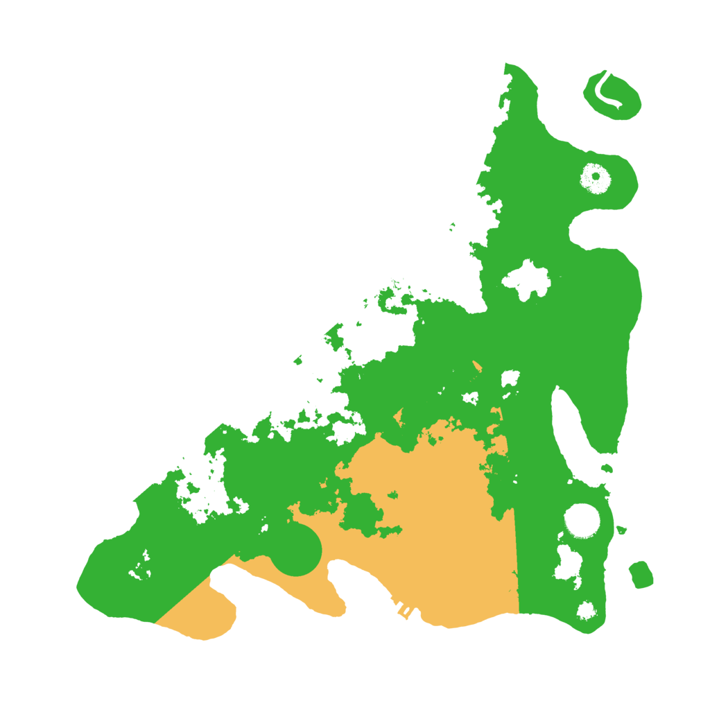 Biome Rust Map: Procedural Map, Size: 3600, Seed: 71338736