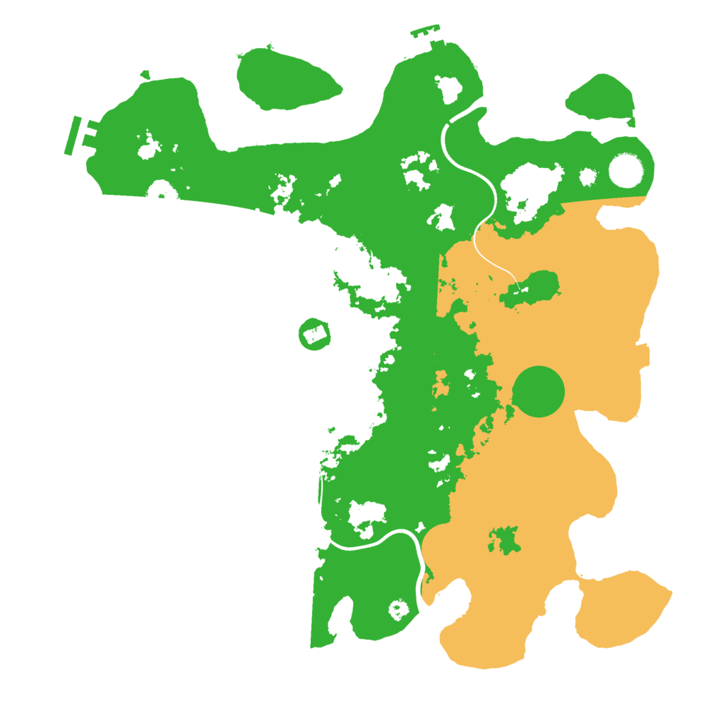 Biome Rust Map: Procedural Map, Size: 3701, Seed: 1969