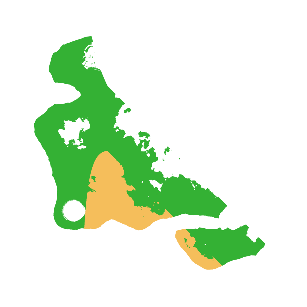 Biome Rust Map: Barren, Size: 2550, Seed: 35