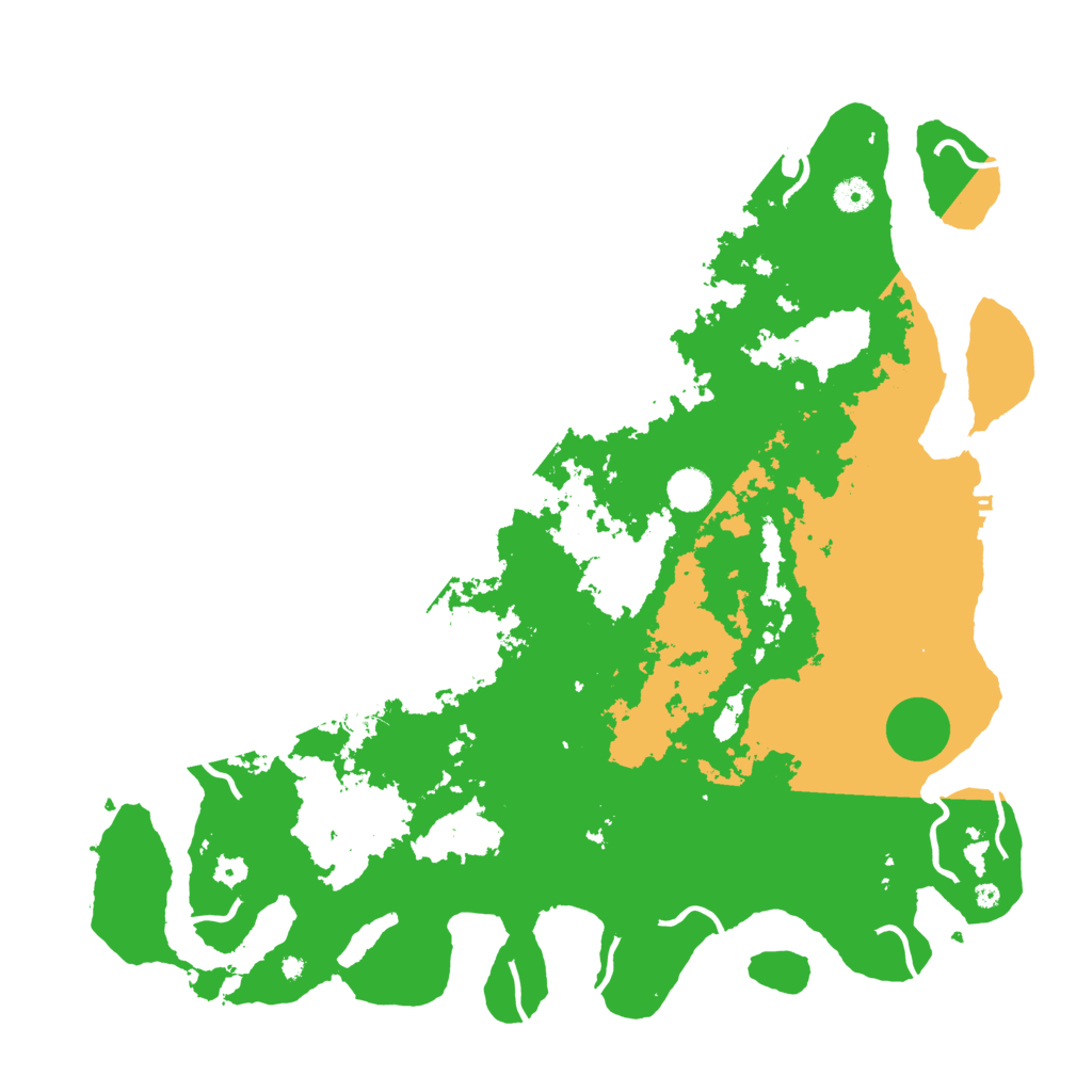 Biome Rust Map: Procedural Map, Size: 4500, Seed: 345632870