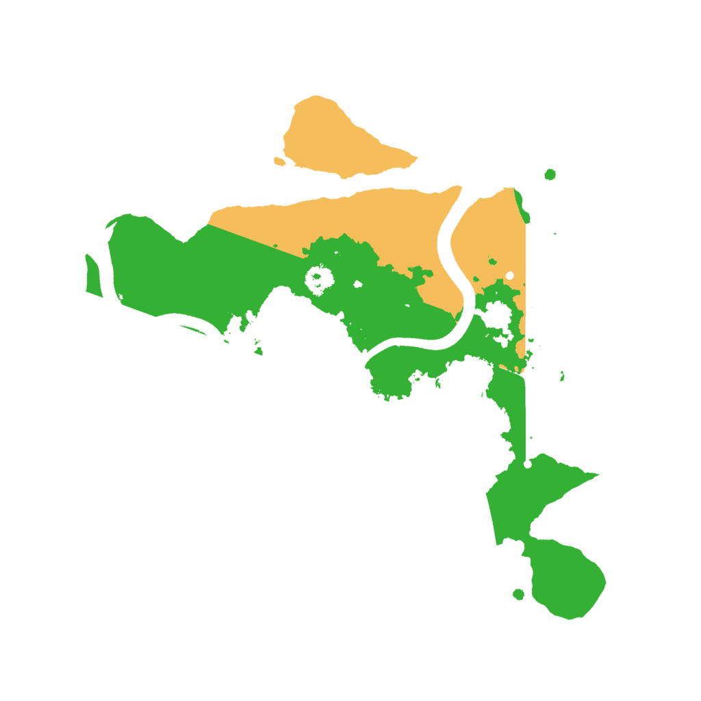 Biome Rust Map: Procedural Map, Size: 2500, Seed: 6237734