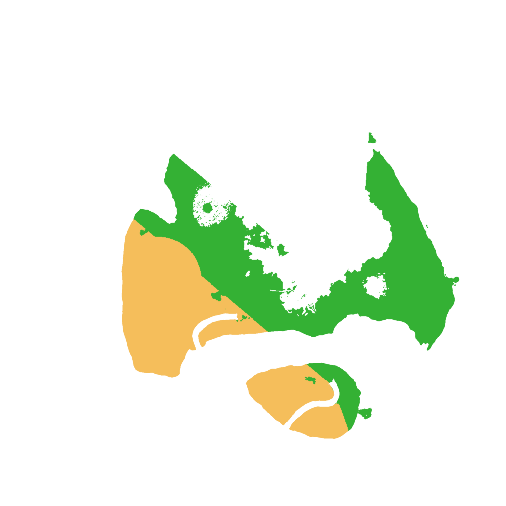 Biome Rust Map: Procedural Map, Size: 2000, Seed: 455