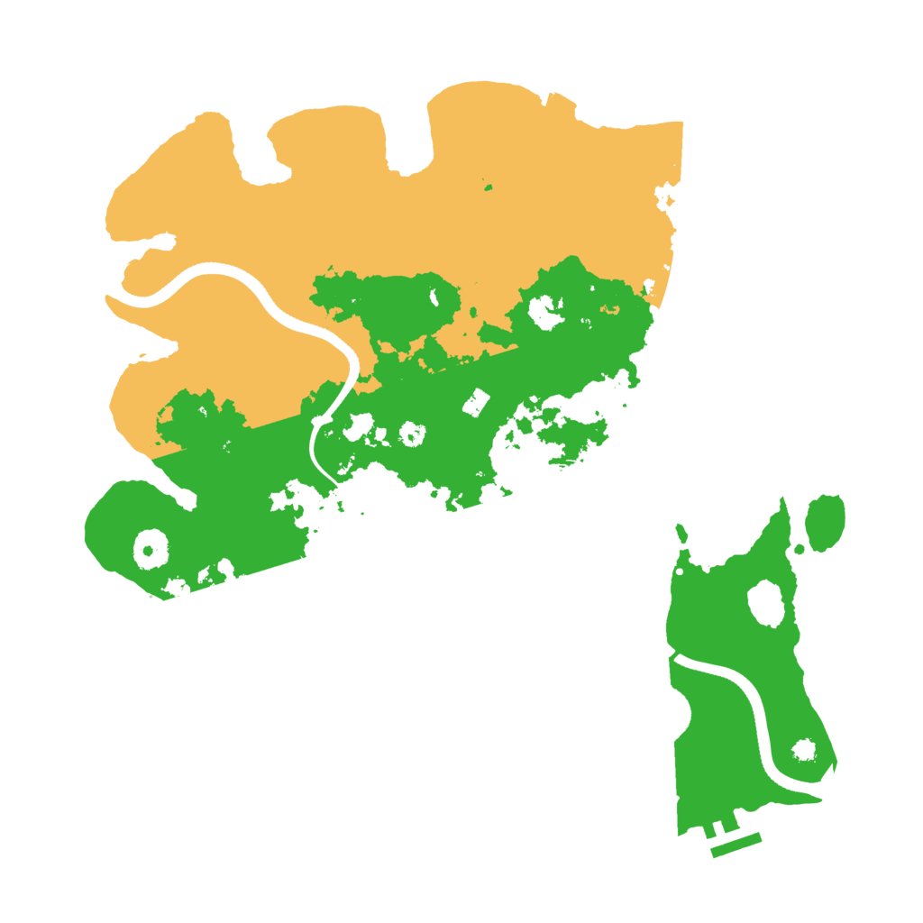 Biome Rust Map: Procedural Map, Size: 3612, Seed: 993459