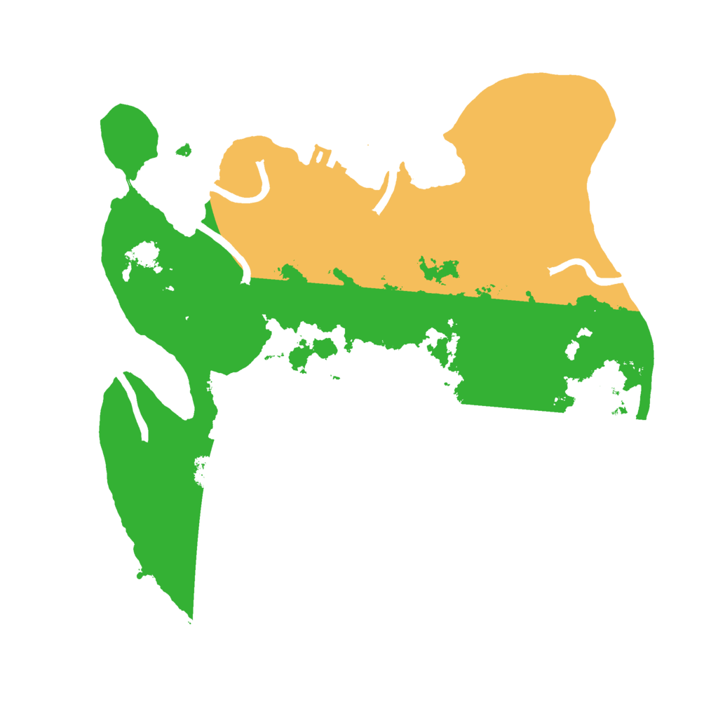 Biome Rust Map: Procedural Map, Size: 2500, Seed: 12838139