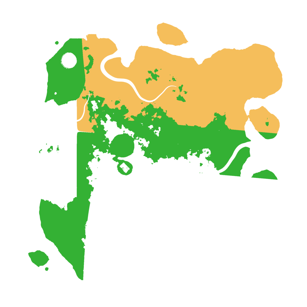 Biome Rust Map: Procedural Map, Size: 3500, Seed: 486802763