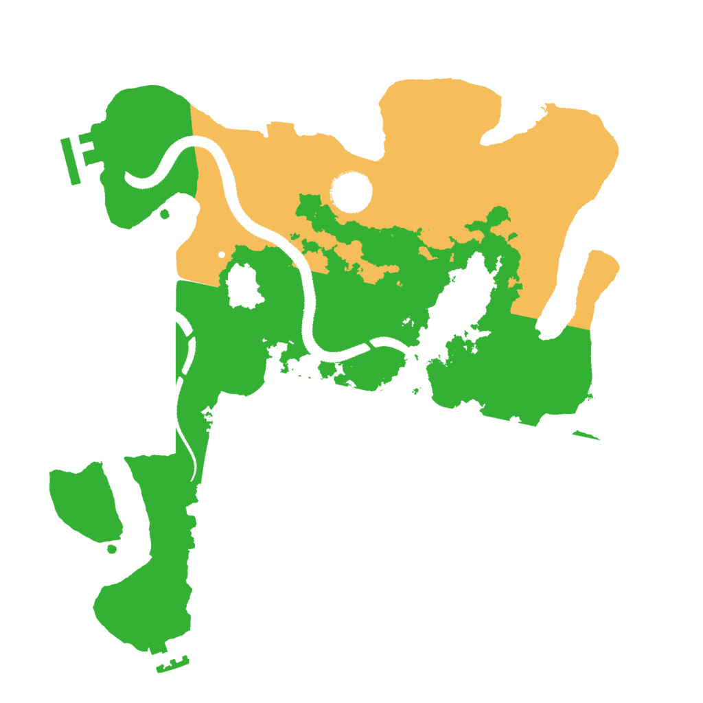 Biome Rust Map: Procedural Map, Size: 3000, Seed: 770100546