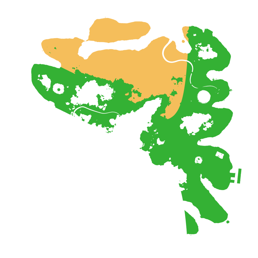 Biome Rust Map: Procedural Map, Size: 3500, Seed: 84781784
