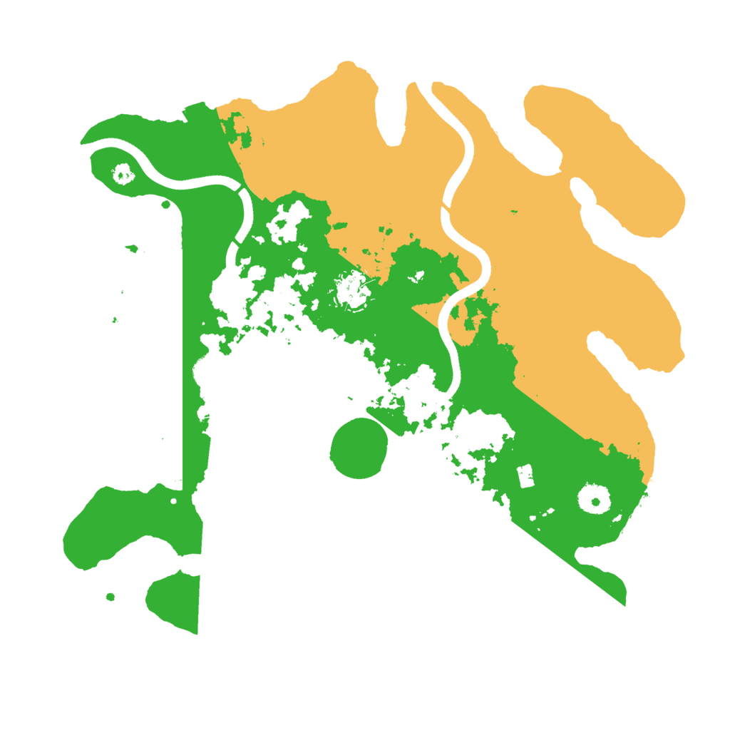 Biome Rust Map: Procedural Map, Size: 3500, Seed: 1823504235