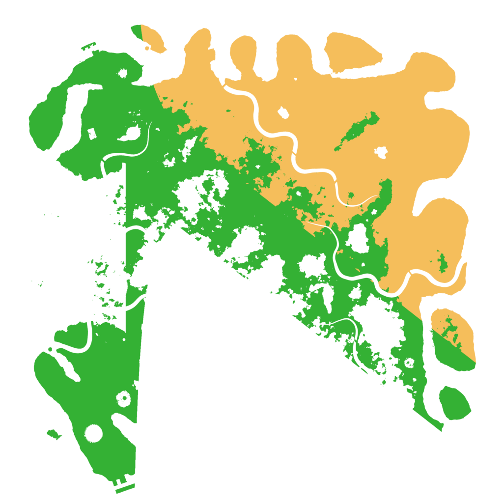 Biome Rust Map: Procedural Map, Size: 4980, Seed: 592