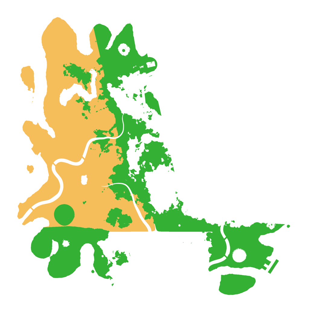 Biome Rust Map: Procedural Map, Size: 4000, Seed: 808519445