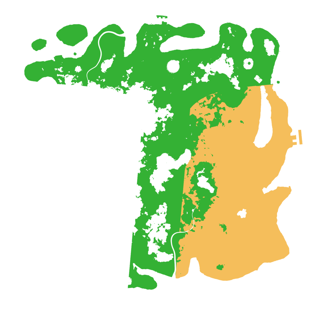 Biome Rust Map: Procedural Map, Size: 4300, Seed: 259760
