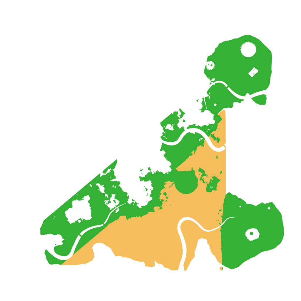 Biome Rust Map: Procedural Map, Size: 3500, Seed: 1177548637