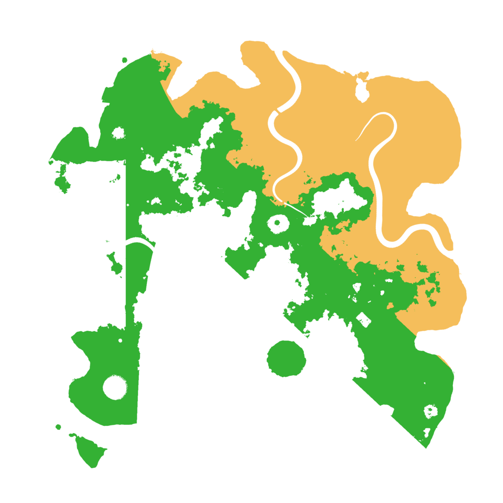 Biome Rust Map: Procedural Map, Size: 3750, Seed: 14328456
