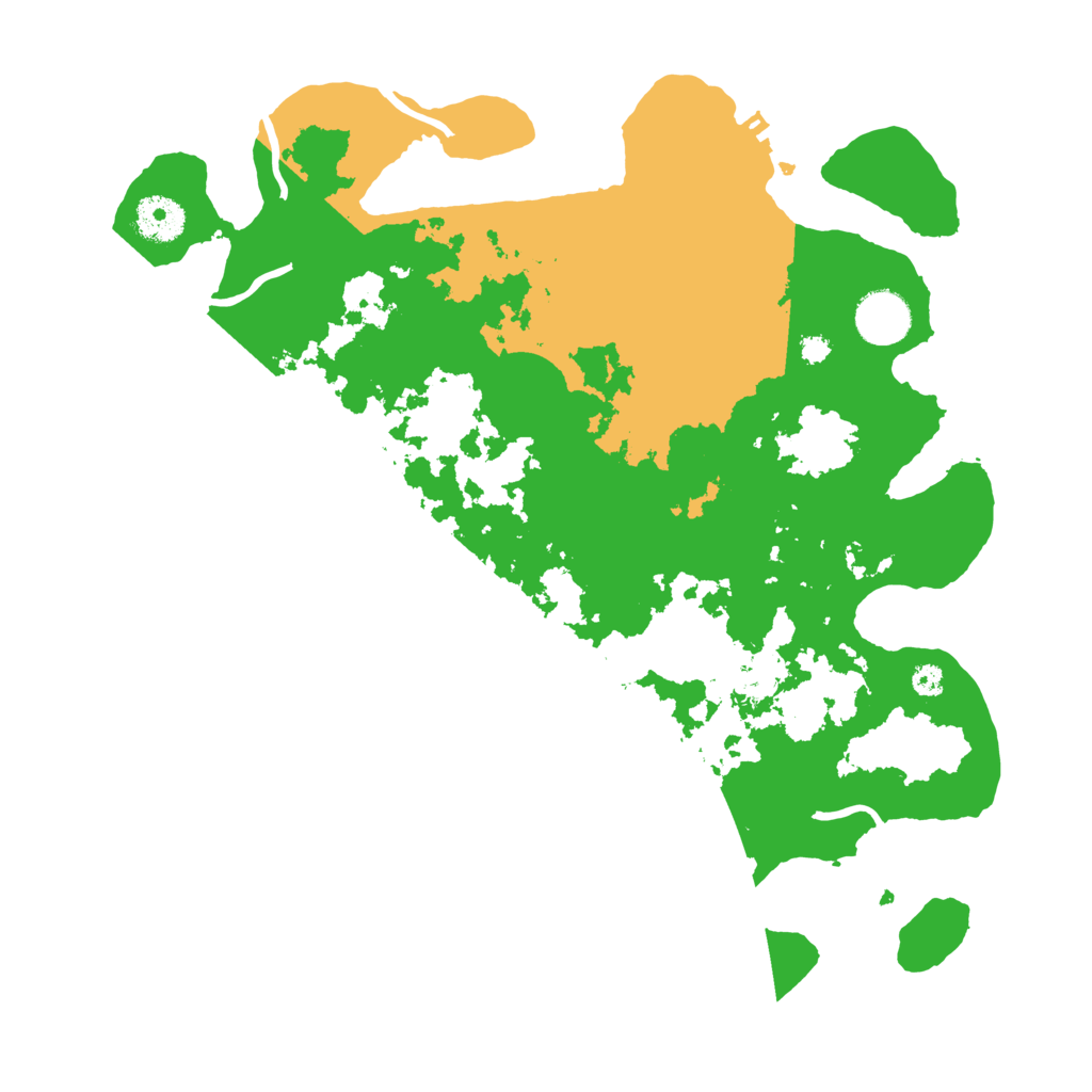 Biome Rust Map: Procedural Map, Size: 3500, Seed: 5236433