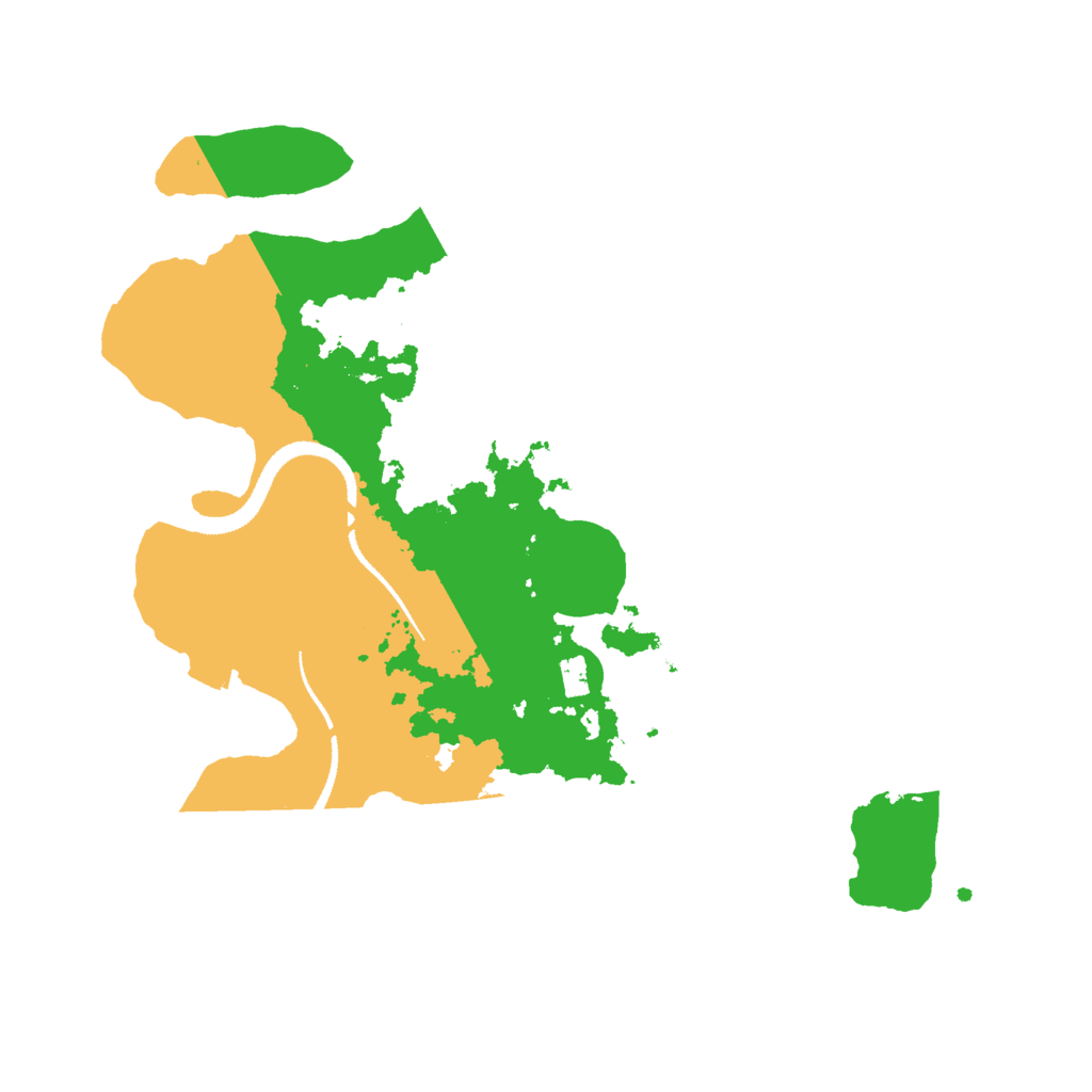 Biome Rust Map: Procedural Map, Size: 3000, Seed: 17386