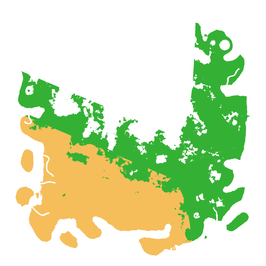 Biome Rust Map: Procedural Map, Size: 4500, Seed: 421073618