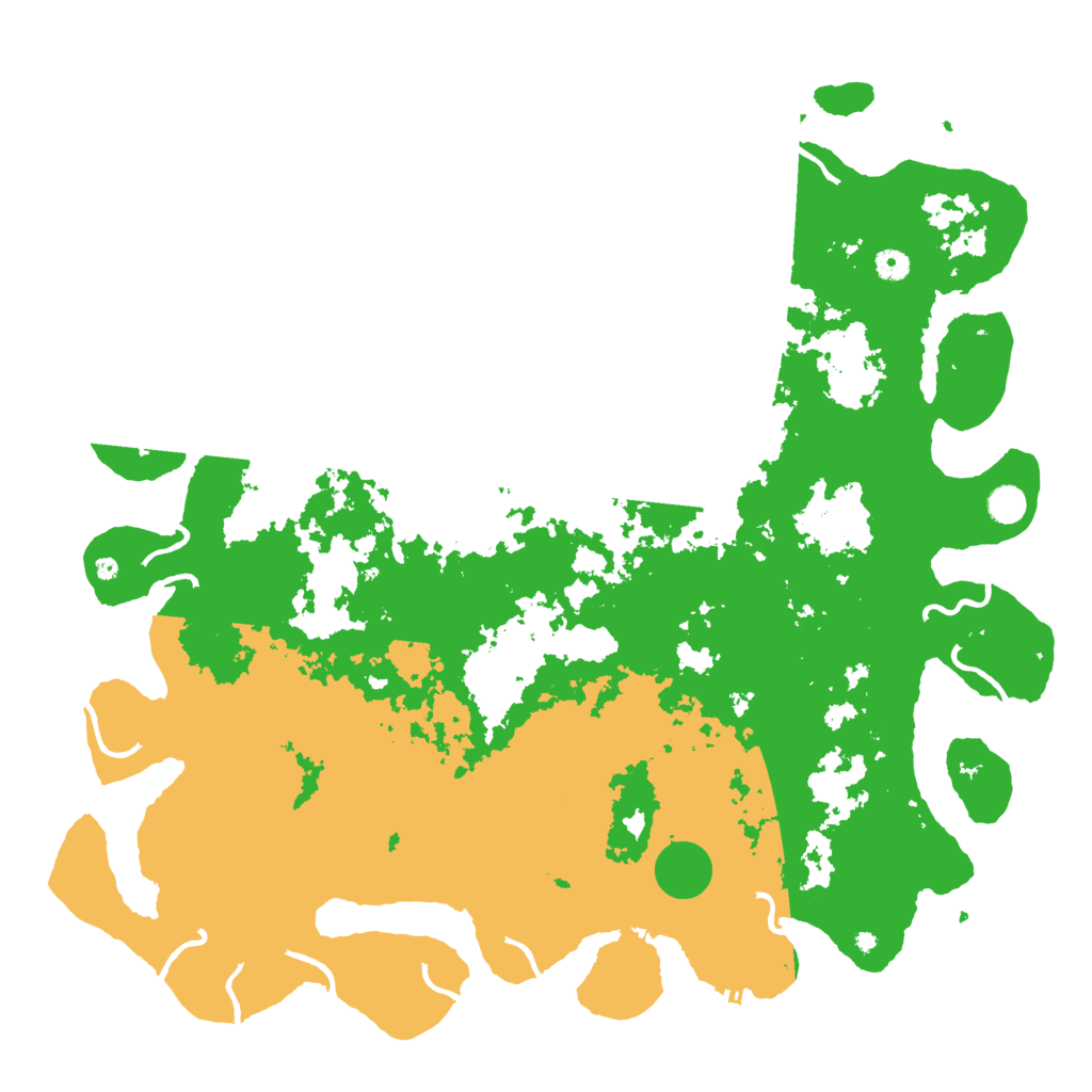 Biome Rust Map: Procedural Map, Size: 5000, Seed: 1344397462