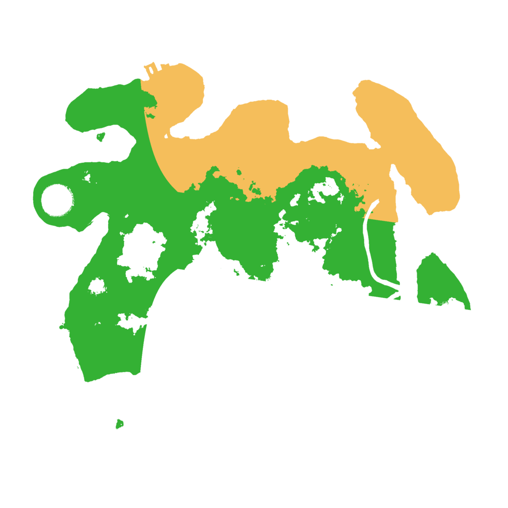 Biome Rust Map: Procedural Map, Size: 2800, Seed: 84267139