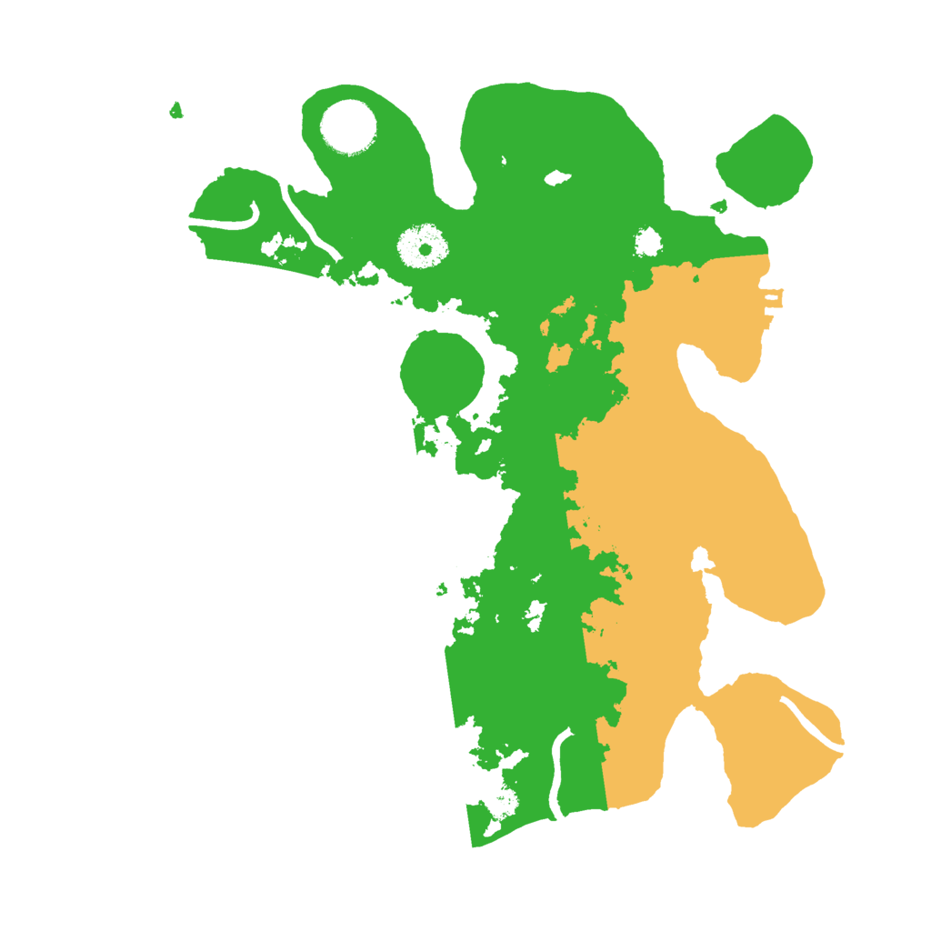 Biome Rust Map: Procedural Map, Size: 3000, Seed: 25764