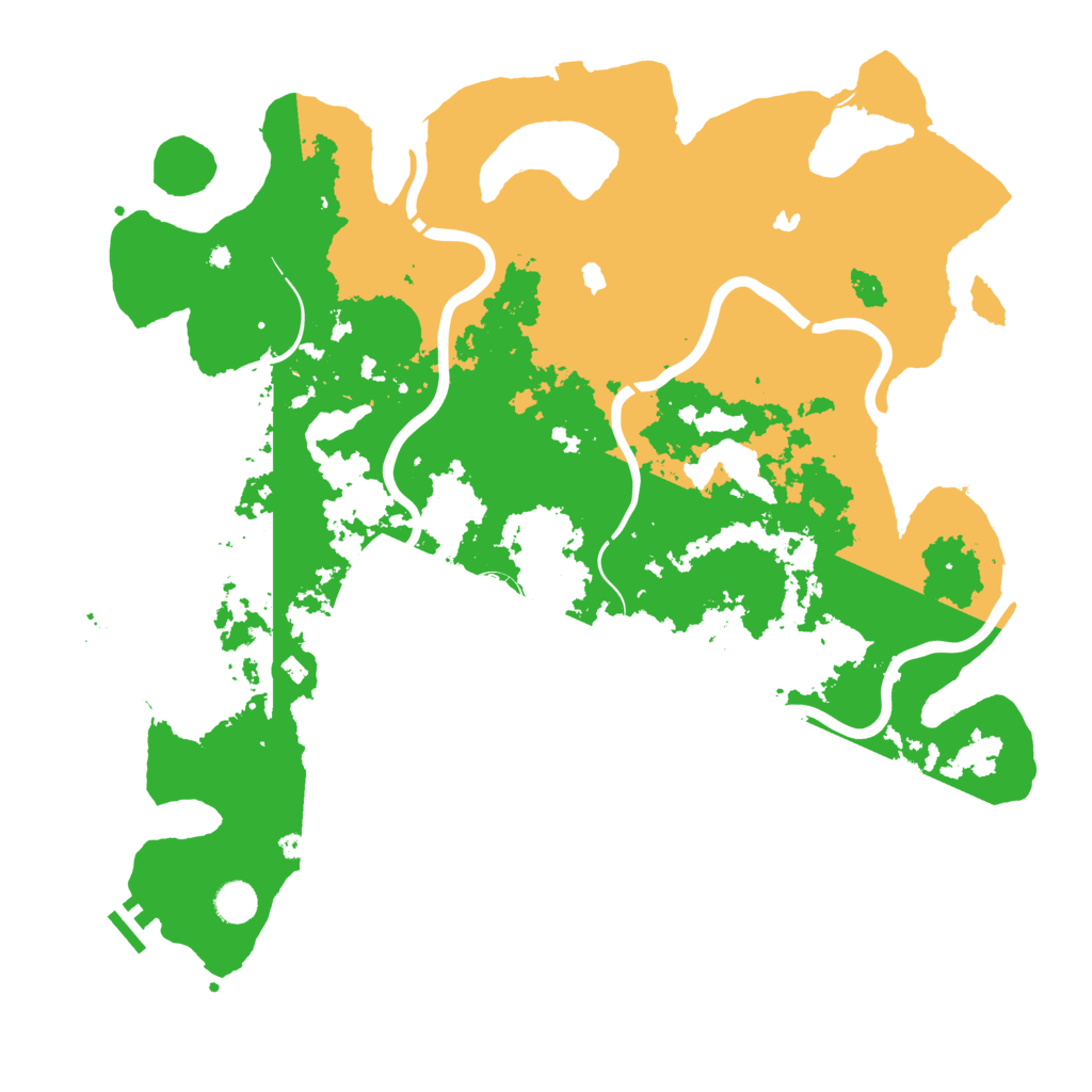 Biome Rust Map: Procedural Map, Size: 4500, Seed: 1402326