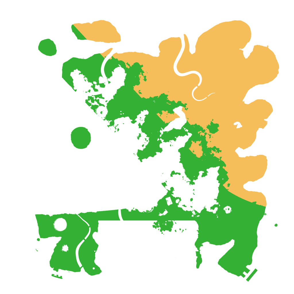 Biome Rust Map: Procedural Map, Size: 4000, Seed: 487128563