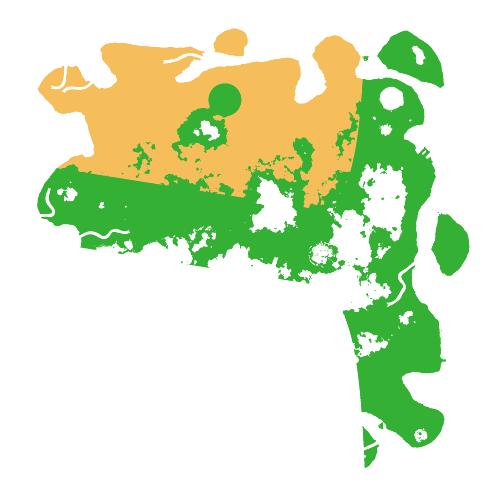 Biome Rust Map: Procedural Map, Size: 4000, Seed: 12345658