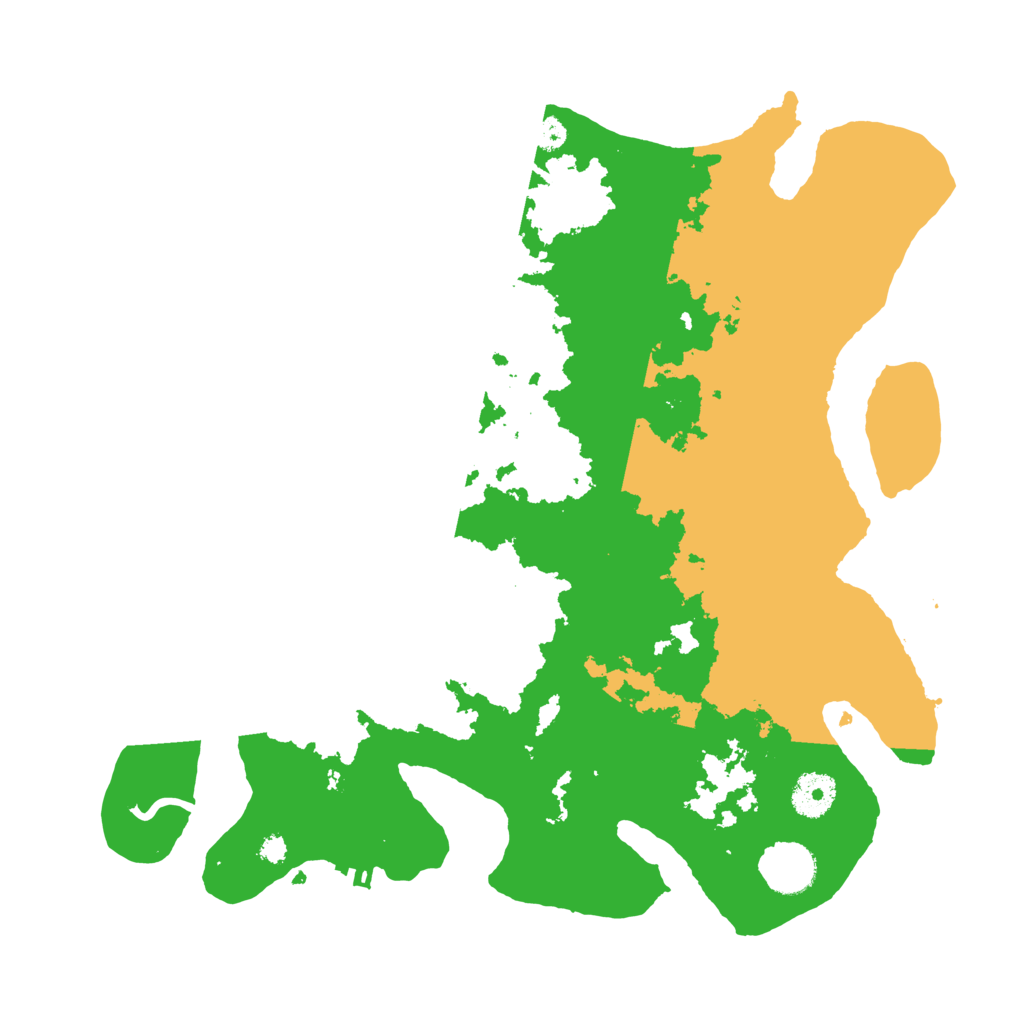 Biome Rust Map: Procedural Map, Size: 3500, Seed: 962733795