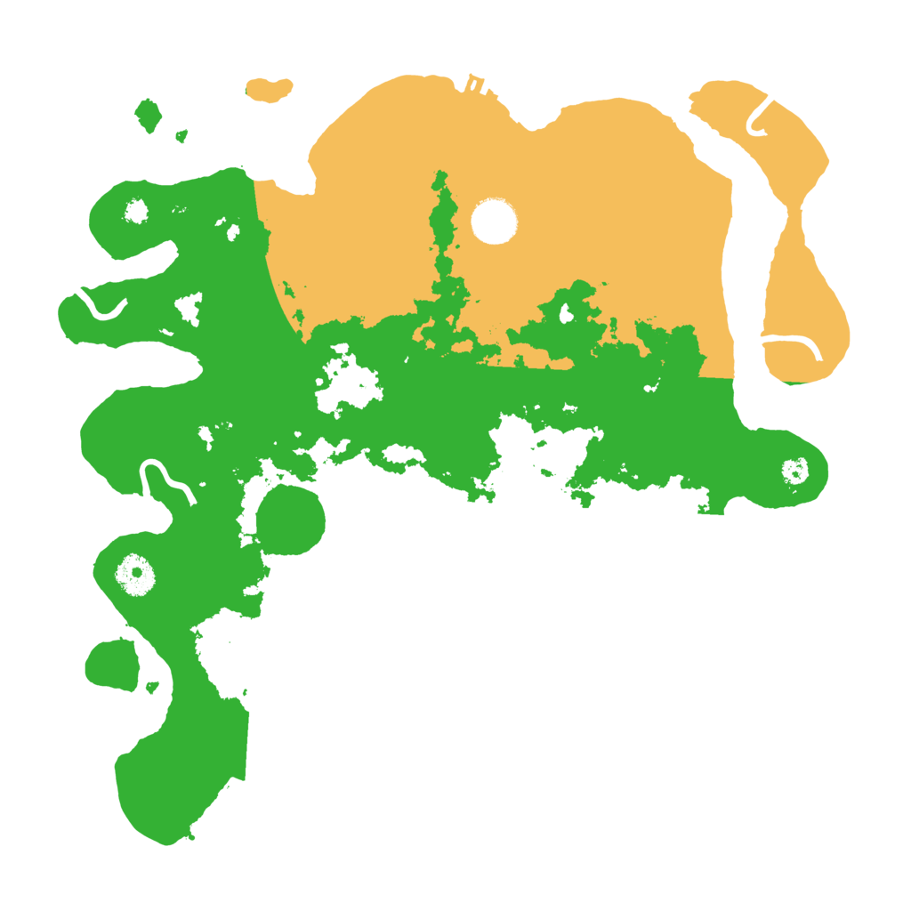 Biome Rust Map: Procedural Map, Size: 3500, Seed: 4123415