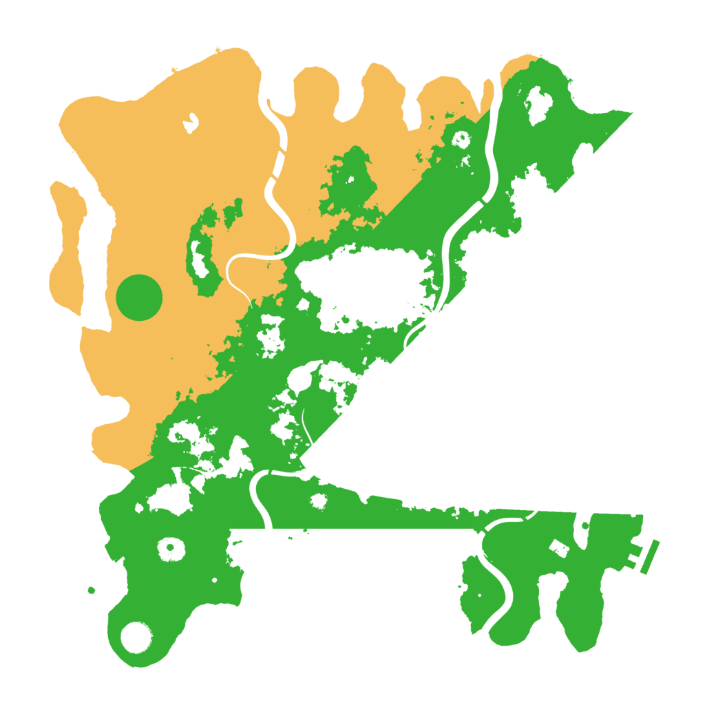 Biome Rust Map: Procedural Map, Size: 4000, Seed: 1216160607