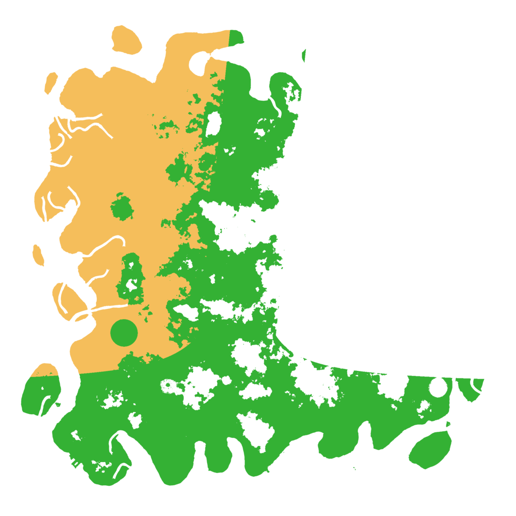 Biome Rust Map: Procedural Map, Size: 5000, Seed: 1297
