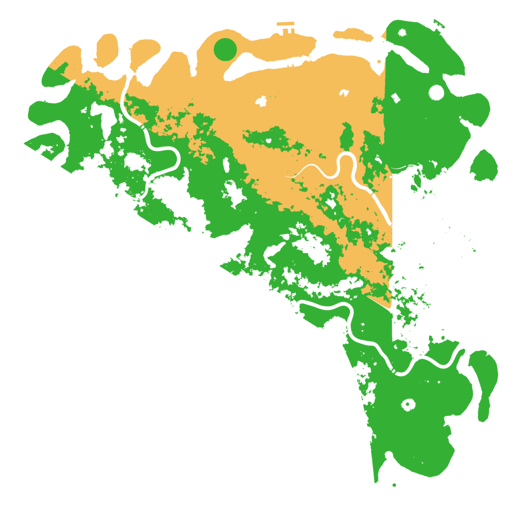 Biome Rust Map: Procedural Map, Size: 6000, Seed: 449548576
