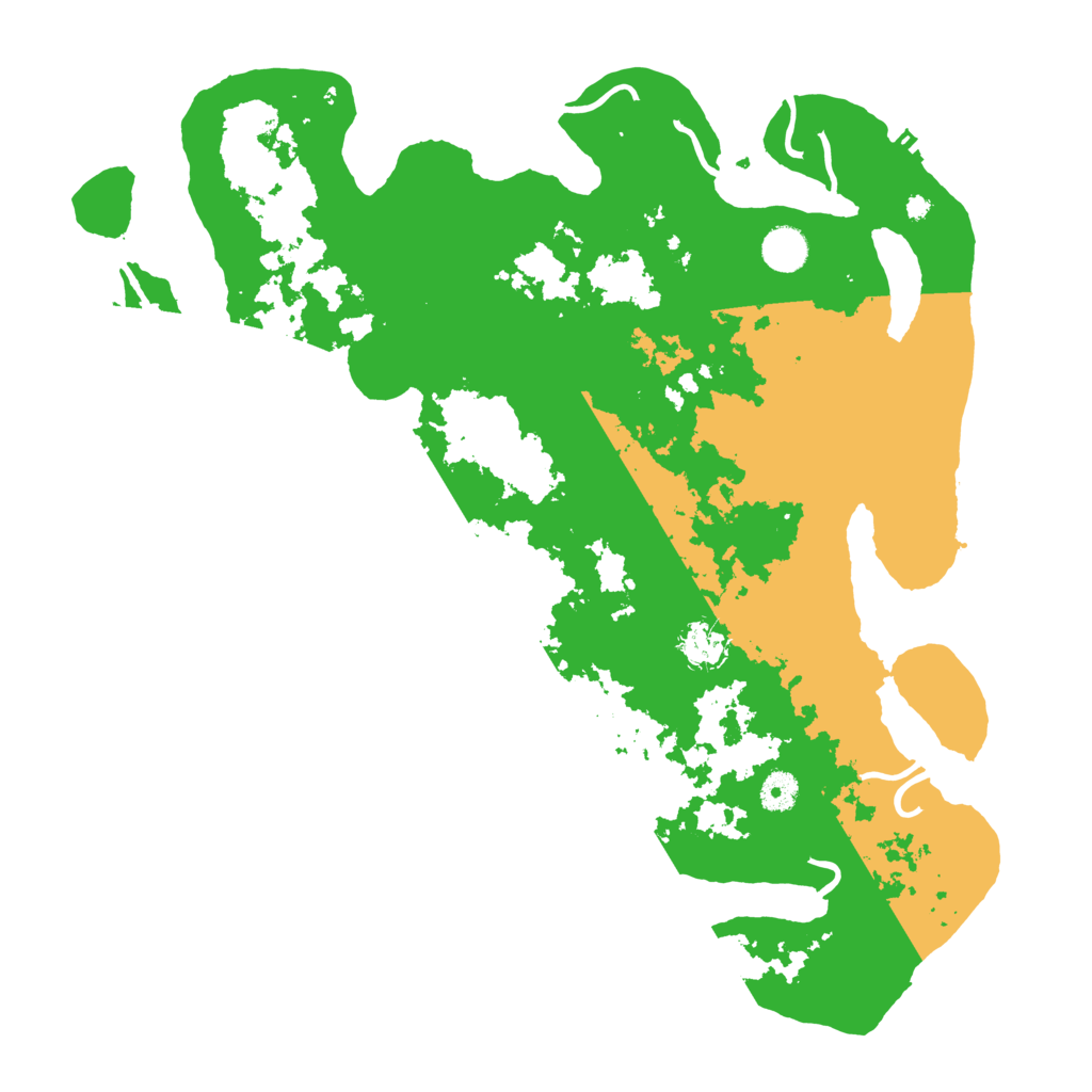 Biome Rust Map: Procedural Map, Size: 4200, Seed: 22580132