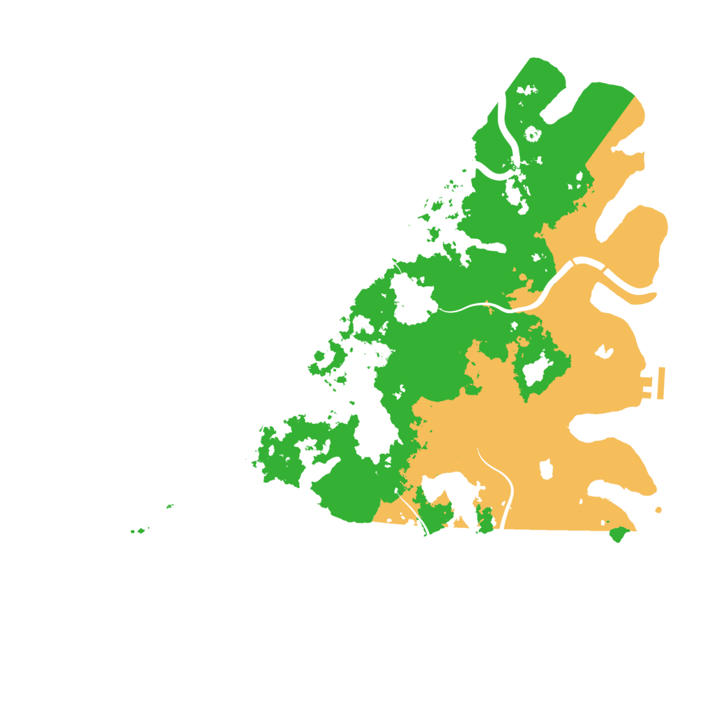 Biome Rust Map: Procedural Map, Size: 4500, Seed: 7390626