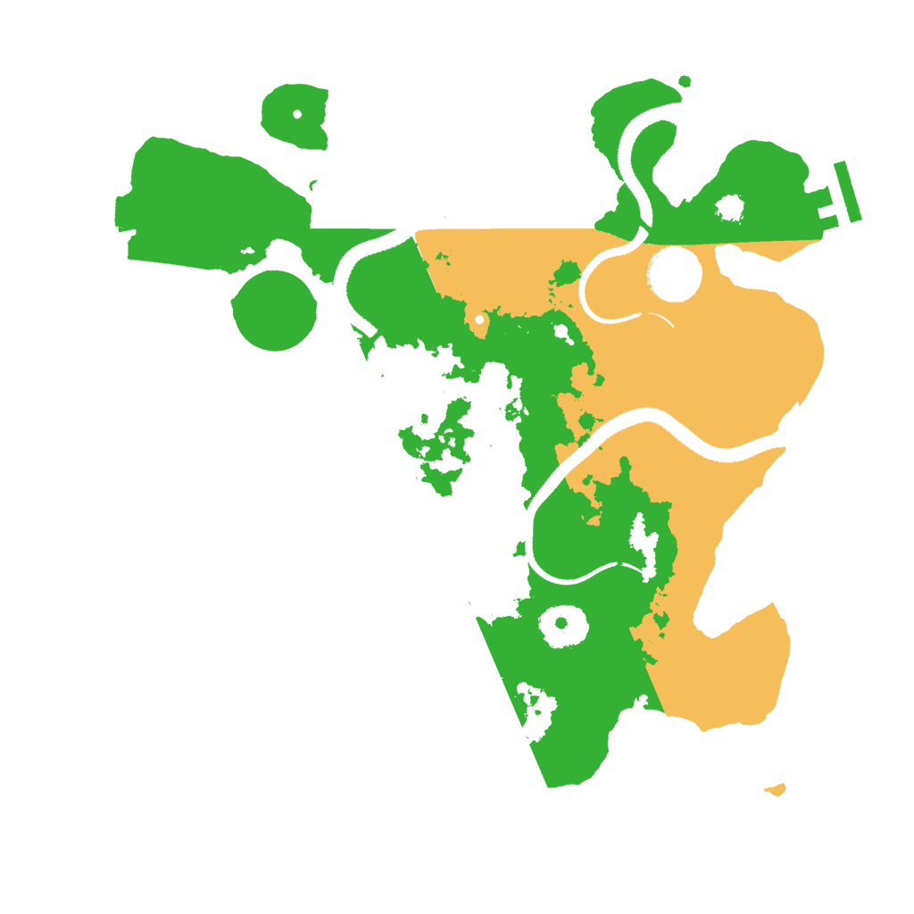 Biome Rust Map: Procedural Map, Size: 3000, Seed: 6163