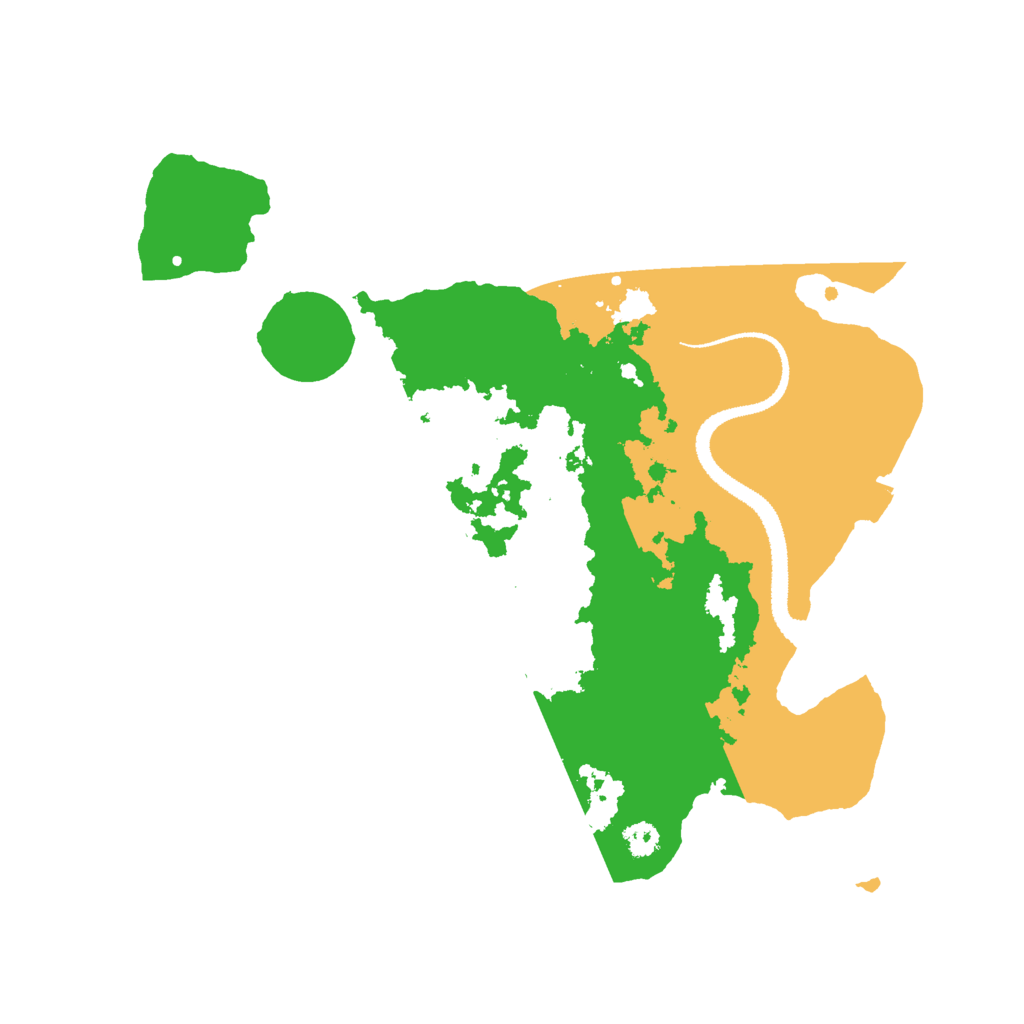 Biome Rust Map: Procedural Map, Size: 3000, Seed: 6163