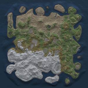 Thumbnail Rust Map: Procedural Map, Size: 4250, Seed: 119963473, 18 Monuments