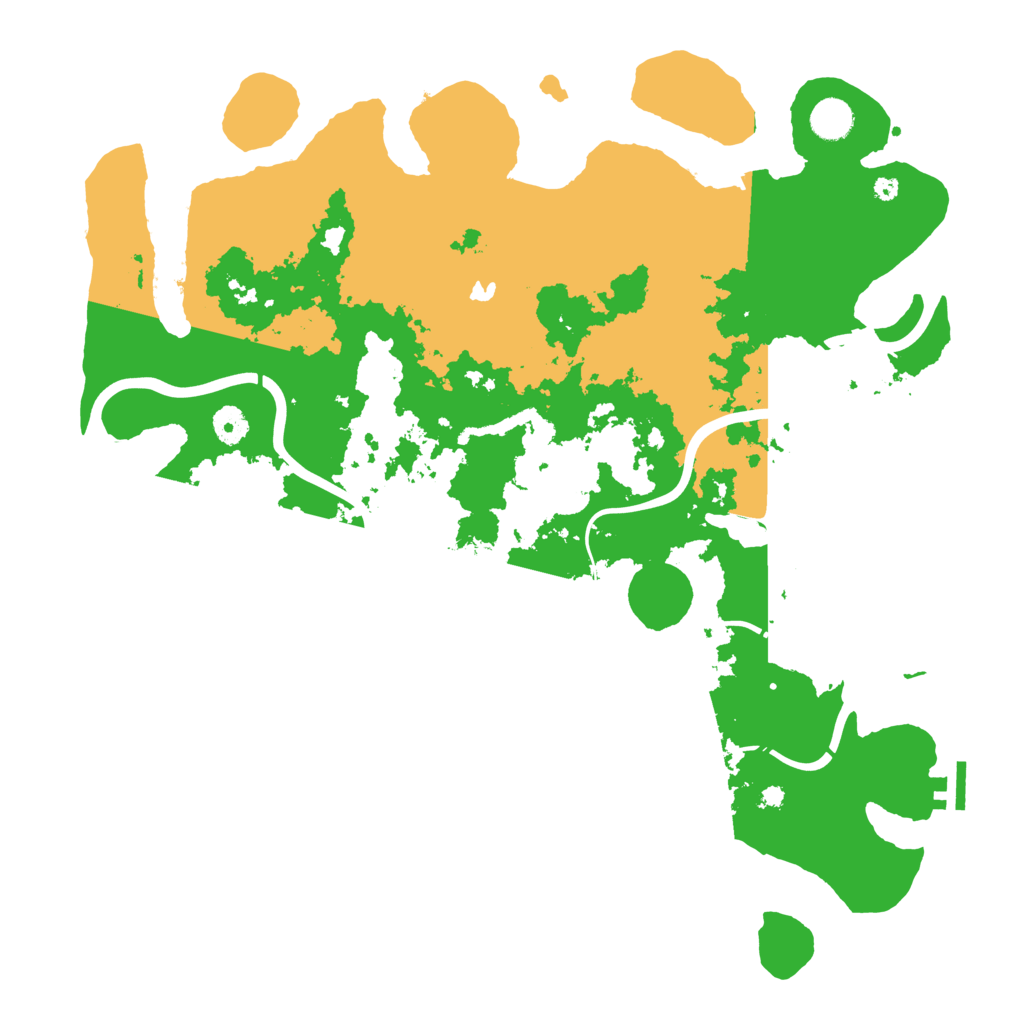 Biome Rust Map: Procedural Map, Size: 4250, Seed: 119963473