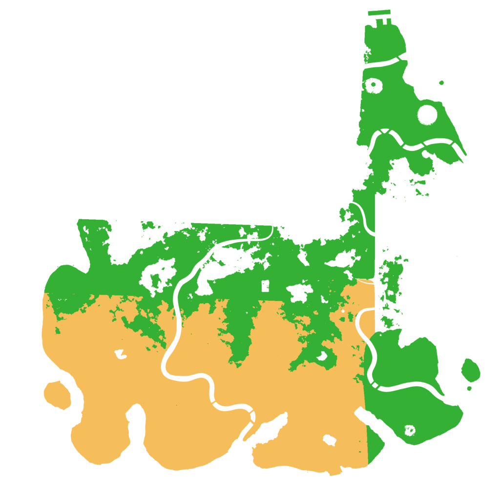 Biome Rust Map: Procedural Map, Size: 4500, Seed: 987456