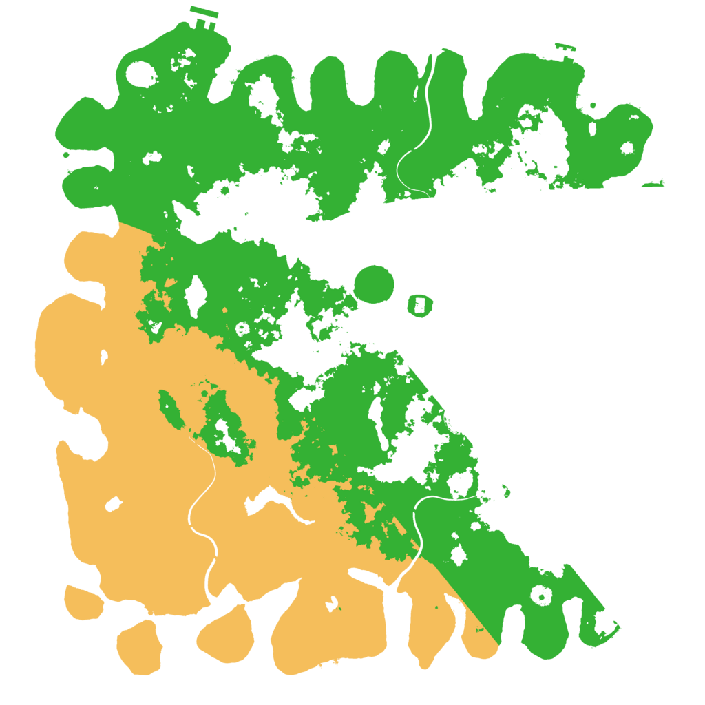 Biome Rust Map: Procedural Map, Size: 5000, Seed: 620