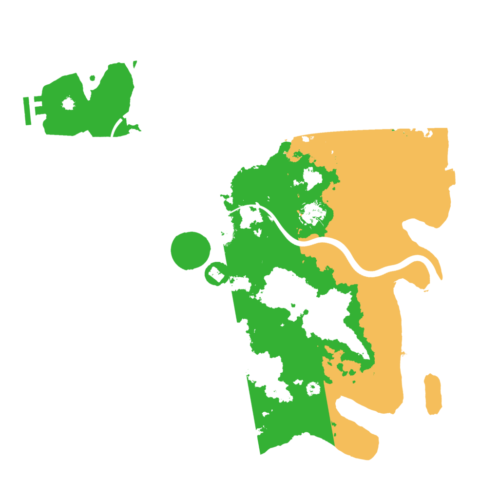 Biome Rust Map: Procedural Map, Size: 3600, Seed: 2061280994