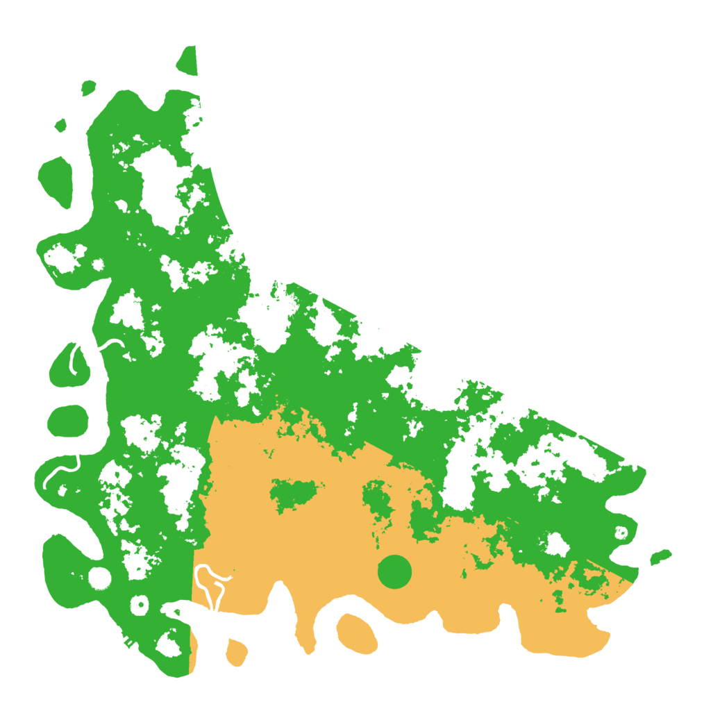 Biome Rust Map: Procedural Map, Size: 5500, Seed: 57670696