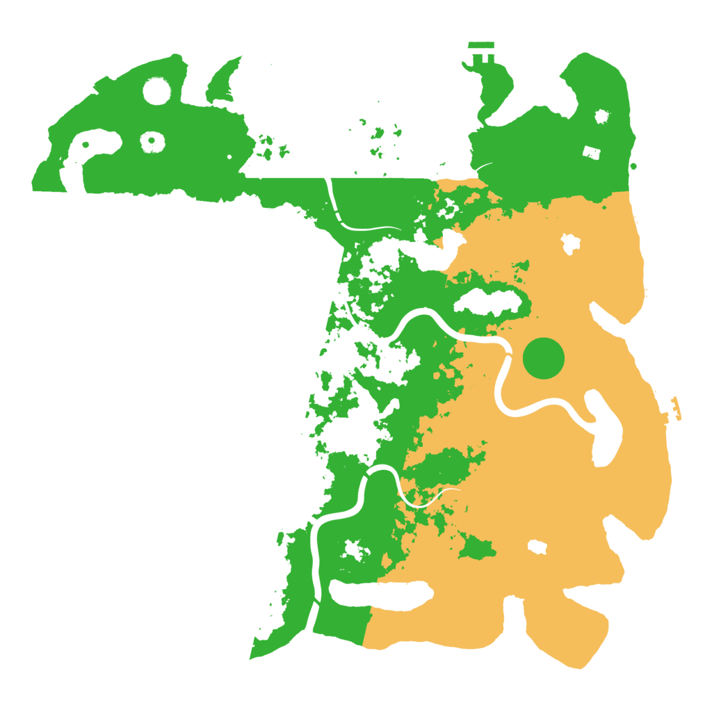 Biome Rust Map: Procedural Map, Size: 4500, Seed: 99564