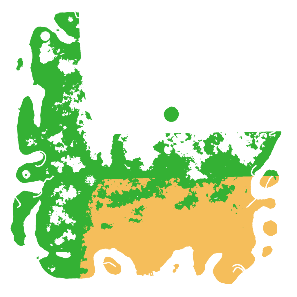 Biome Rust Map: Procedural Map, Size: 5500, Seed: 104933001