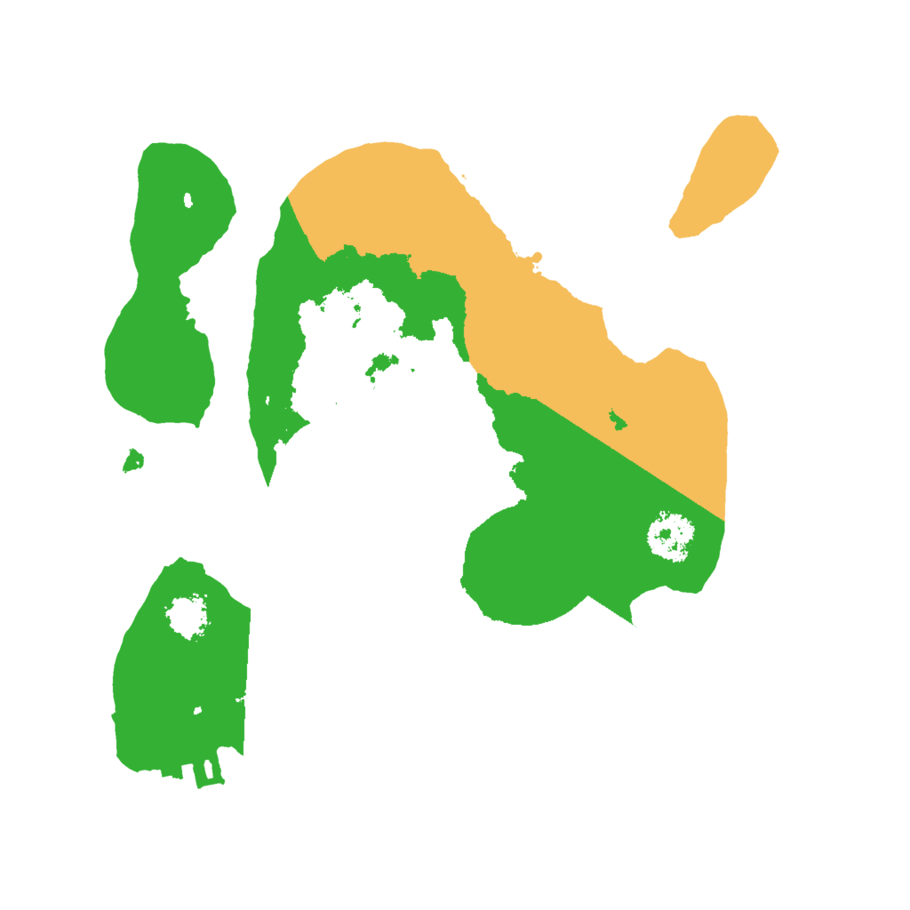 Biome Rust Map: Procedural Map, Size: 2000, Seed: 26554337