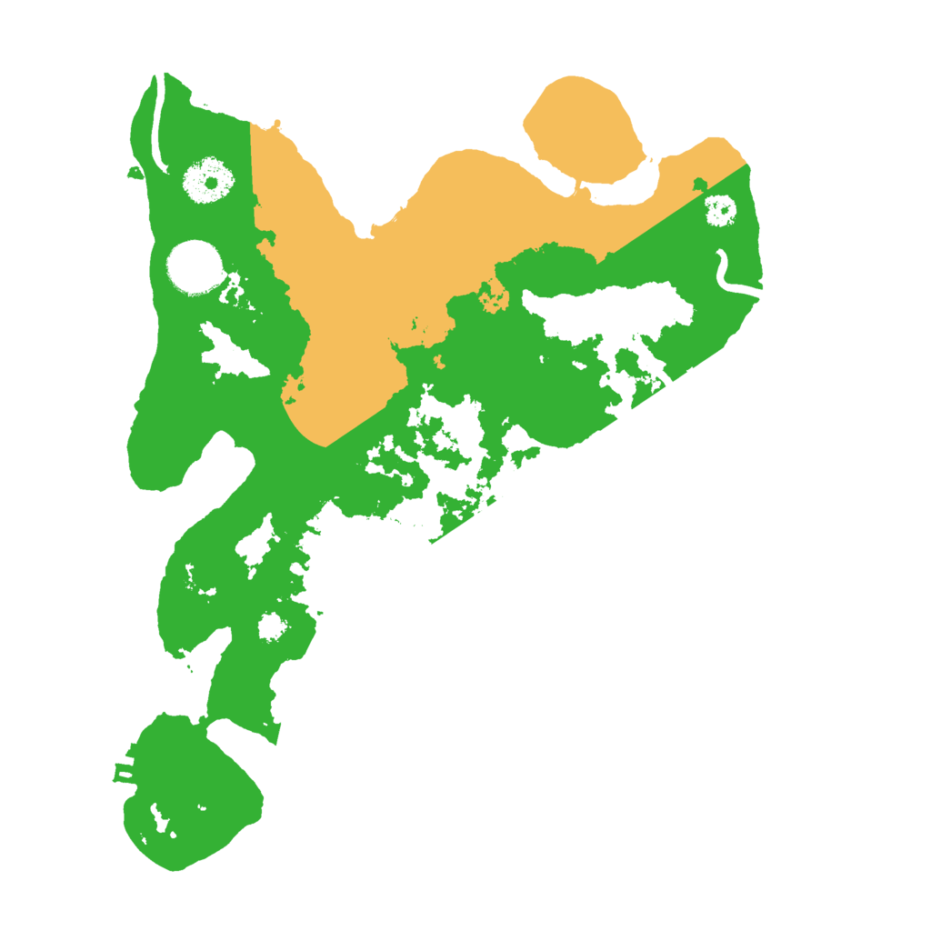 Biome Rust Map: Procedural Map, Size: 3000, Seed: 13867
