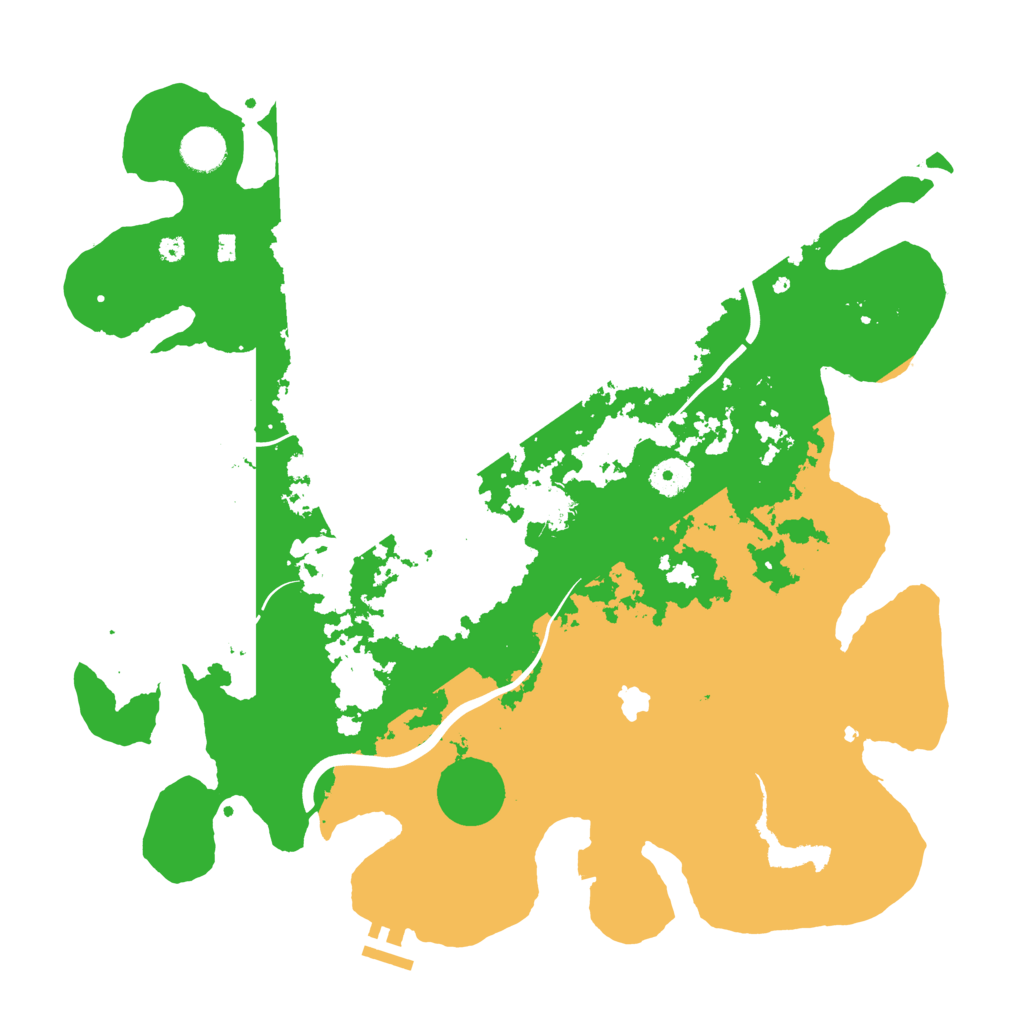 Biome Rust Map: Procedural Map, Size: 4000, Seed: 127116667