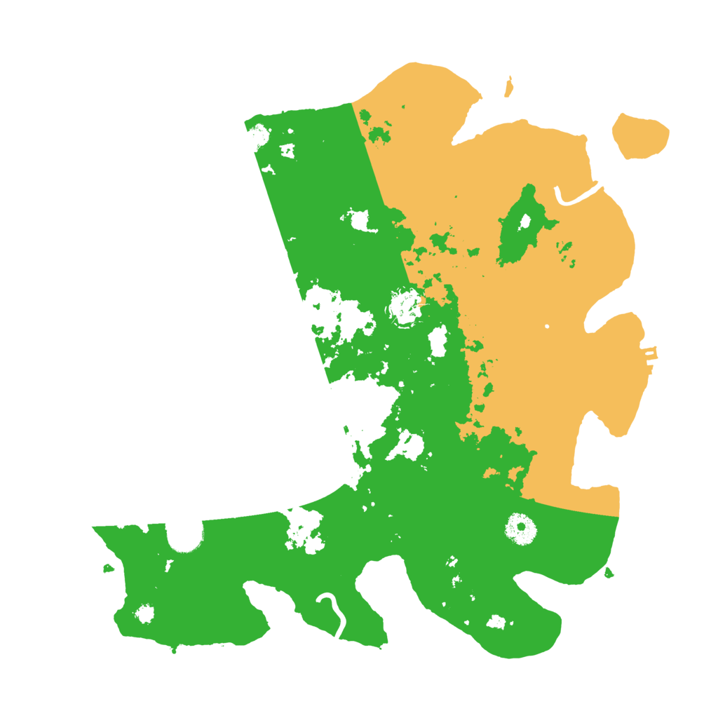 Biome Rust Map: Procedural Map, Size: 3500, Seed: 544265723